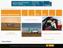 Tablet Screenshot of knockairportguide.com